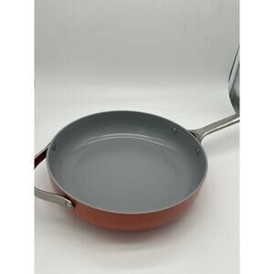 Caraway 4.5 Qt Ceramic-Coated Sauté Pan 12” Perracotta Nonstick No Lid